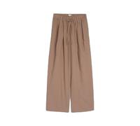 Wide Leg Loose Fit Women's Trousers Tom Tailor Marron 36x30