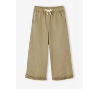 Wide-Leg, Lyocell Bermuda Shorts for Girls khaki