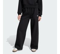 Adidas Originals Wide Leg Fleece Pants Black 7-8 Years Girl