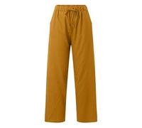Wide Leg Pants for Womens Waisted Leisure Stretch Womens Daily Elastic Waist Pockets Straight Solid Color Casual Pants Loose Long Trousers Fashion Woman Clothes