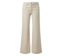 Wide Leg Regular Fit Mid-Rise Women's Jeans s.Oliver Suri Marron 44x34