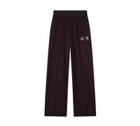 Wide-leg Scuba Trousers - female - Armani Exchange - Wide Trousers - Brown - M - Trousers M