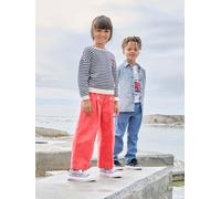wide-leg trouser for girls red