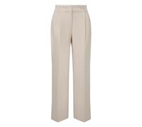 Wide Leg Trousers Blend Sophisticated Casual Fit Women COMMA Beige 46