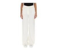 Wide-Leg Trousers - female - Givenchy - Wide Trousers - White - W27 - Trousers W27