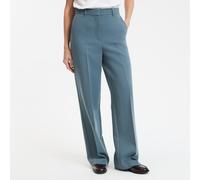 Wide Leg Trousers Grey-Blue