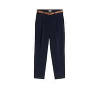 Wide Leg Trousers with Belt Women Tom Tailor Bleu 34x28