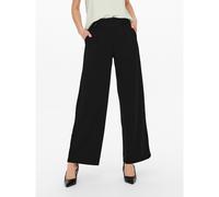 Wide Leg Trousers with High Waist Black