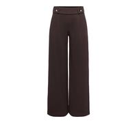 Wide Leg Trousers with High Waist chocolate brown