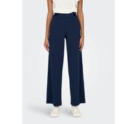 JDY Damen Jdygeggo Life New Long Pant JRS Noos Black Iris S/32L