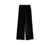 Wide Leg Velvet Trousers for Women Tom Tailor Denim Noir XS