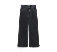 Wide Leg Women's Jeans ARMEDANGELS Murliaa Cropped Noir 25x32