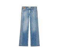Wide Leg Women's Jeans Le Temps des cerises Lauryn Aix Bleu 26