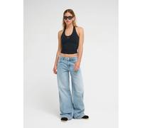 Wide Leg Women's Jeans Roxy Sun And Done Bleu 34