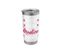 Wide Mom Medical Coder Coding Funny Apparel Stainless Steel Insulated Tumbler