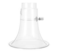 Wide Mouth Soldering Fume Extractor Hood for Bench Ventilation | Plastic Bell Mouth, Leak-minimizing Seal, Universal Duct Fit for Technicians and DIY Workbenches