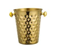 Wide Mouth Wine Bucket Beverage Tub Hammer Pattern Stainsless Steels Ice Buckets Drinkware For Parities Gathering Beverage Tub For Parties Outdoor Supplies Beer Bucket