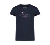 Wide neck T-shirt for girls CMP Noir 6 ans