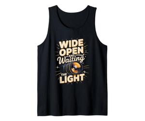 Wide Open and Waiting for the Light Wildlife Photography Tank Top