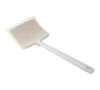 Wide Pancake Turner with Extended Handle, Non-Stick Cooking Turner Heat Resistant Kitchen Spatula for Flipping Eggs Pancakes & Crepes(White)