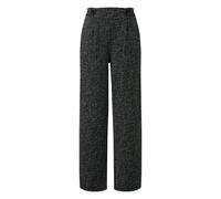 Wide Pleated Jersey Interlock Trousers Women QS Gris 44