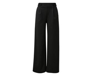 Wide Pleated Jersey Interlock Trousers Women QS Noir 38