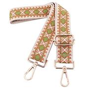 Wide Purse Strap Adjustable Replacement Crossbody Bag Strap Silver Hardware Shoulder Straps for Canvas Tote Handbags