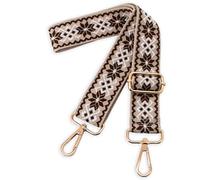 Wide Purse Straps Adjustable Crossbody Straps - Replacement Straps for Purses, Belts, and Bags - Women's Purse Strap Extender and Luggage Backpack Replacement Straps