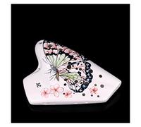 Wide-range Ceramic Ocarina Hand-painted Three-tube Alto C Key Beginner Ocarina Musical Instrument ocarina instrument (3)