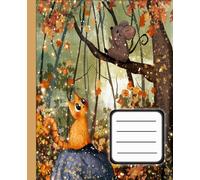 Wide Ruled Composition Book :Cute Pet Animal: Cat and Rat, For Kids, Teens and Adults: for Students and Teachers, 120 Lined Pages for Writing, size 7.5*9.25 inches