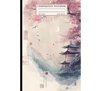 Wide Ruled Japanese Landscape Notebook for Students, Teachers & Art Lovers | Aesthetic Composition Journal for Everyday Notes