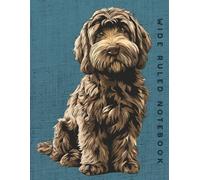 Wide Ruled Notebook: Chocolate Cockapoo Dog