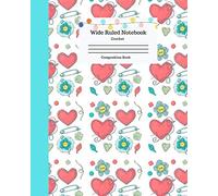 Wide Ruled Notebook Crochet Composition Book: Knitting and Crocheting Crafts Themed. Cute Knitters and Crochet Journal. Large 8" x 10" 120 Pages. Volume 6