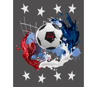 Wide Ruled Notebook- Soccer Theme: Use for Note Taking at school or work! Great for Coaches and Students in Elementary, Middle or High School. (Soccer Ball Net)