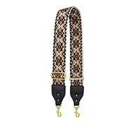 Wide Shoulder Strap Adjustable Replacement Belt Crossbody Canvas Bag Handbag Strap, Gold Buckle-156, 2 inch width