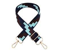 Wide Shoulder Strap Adjustable Replacement, DOTBUY-SHOP Bag Strap with Metal Swivel Hooks for Unisex Purse, Handbag, Belt Crossbody, Shoulder Bag, Canvas Bag (Plaid/Lake Blue,One Size)