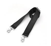 Wide Shoulder Strap Men's Leather Strap Nylon Handle Adjustable Fashion Bag With Shoulder Canvas For Bags(Black)