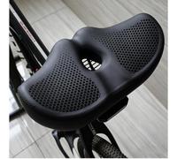 Wide Soft Bicycle Saddle for Trek Roscoe 24 2023 | Comfortable Bike Seat Breathable Waterproof Oversized Bicycle Saddle PU Leather Cushion