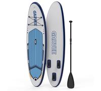 Wide Stable Inflatable Rise Paddle Board 10'6'' for Adults & Youth, Non-Slip EVA Deck, Kayak-Ready Paddle, Complete Accessory Kit, Ultra-Light Carry Bag, Ideal for Water Sports, Surfing