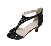 Wide Stiletto Heeled Fish Mouth Hollow Out Sandals Peep Toe Sandal Fashion Casual Shoe Fashion Casual Slippers Zip Up Slippers Vintage Shoes Roman Leather Slipper High Heeled Sandal