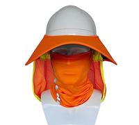 Wide SunShade Neck Shield For Hard Hats Construction Safe Helmets Sunshade High Visibility Reflective Mesh Reflective Hard Hats Neck Shield