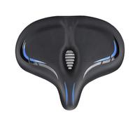 Wide Support Foam Pad Module - Extra-Large Seat Upgrade with Novel Contoured Rear Cushion, Resilient PU Topcoat, Universals Fit for City Cruisers, Hybrid Bikes, Mountain Trail Cycle Adventures