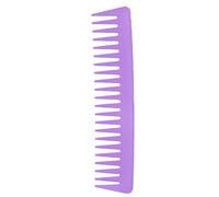Wide Teeth Comb Large Hair Detangling Comb No Handle Curly Hair Comb Ergonomic Design Smooth Glide for Curly Hair Wet Dry Hair ABS Carbon Fiber 19x4cm (Purple)
