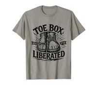 Wide Toe Box Liberated Before After Foot Freedom T-Shirt