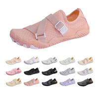 Wide Toe Box, Quick-Drying Beach Shoes, Unisex Simple Barefoot Shoes, Non-Slip Fitness Shoes, Breathable Barefoot Shoes, Soft Lightweight Bathing Shoes, Women's Men's Trail Running Shoes, khaki, 6 UK