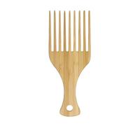 Wide Tooth Comb - 15.8cm Wood | Organic Curly Hair, Anti-Static Small Wooden Styling Comb For Men Beard And Mustache Grooming And Thick Natural Hair Care For Snag-Free Results