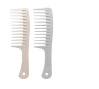 Wide Tooth Comb 2 Pc, Heat Resistant Big Hair Comb for Wet Curly Hair With Suitable Handgrip, Shower Comb for women and also suitable as a mens
