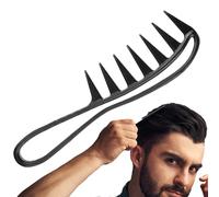 Wide tooth comb: a large spacing curl contempt brush, hair tool for long and thick locks | inconvenient tooth design, attachment d