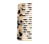 Wide Tooth Comb, Antistatic Marbled Detangling Comb with Wide Teeth, Handmade Saw-Cut Polished Detangling Comb, Styling Comb for Daily Wet and Dry Care