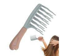 Wide Tooth Comb for Curls | Wide Tooth Long Hair Comb - Smooth Glide Styling Tool, Personal Care Supplies Grooming Tool for Women Girls Travel Daily Home Parties Special Occasion